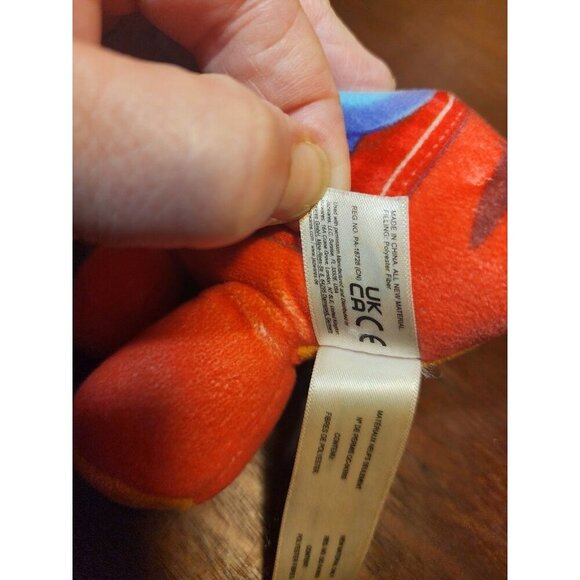 Dino Ranch Mini Dinosaur Plush BLITZ 6" Plush Red And Green Stuffed Dinosaur - Picture 5 of 8